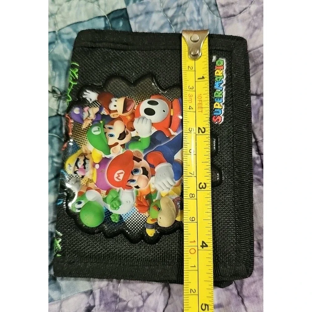 Nintendo Super Mario and Characters Tri-fold 2013 Wallet Multi Color